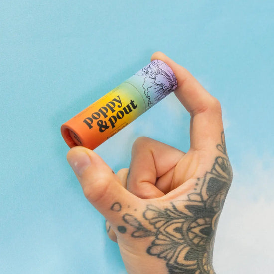 pride bunch lip balm by poppy and pout