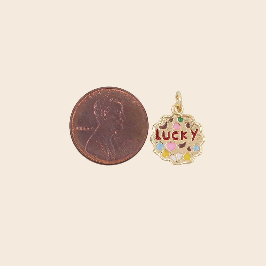 lucky charms gold pendant charm