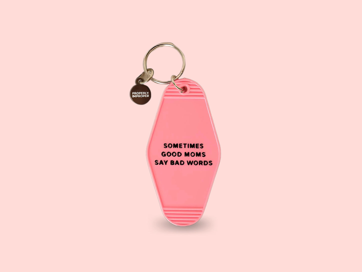 Load image into Gallery viewer, sometimes good moms say bad words key chain
