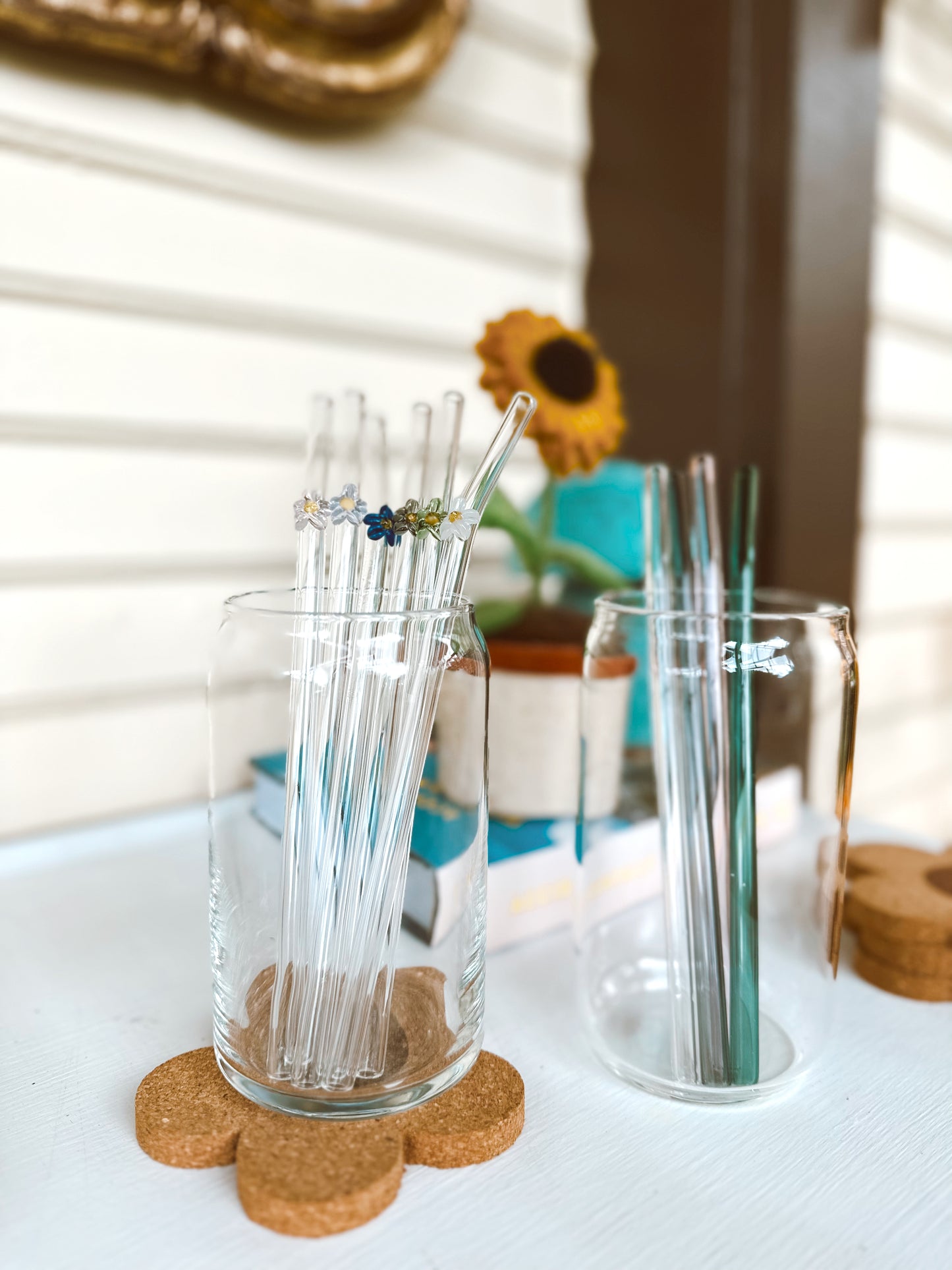 Load image into Gallery viewer, flower straws pack
