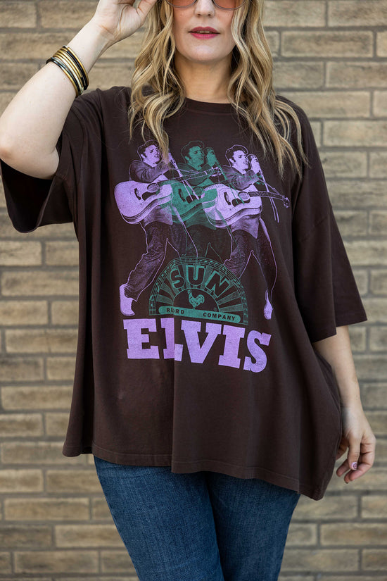 Load image into Gallery viewer, daydreamer sun records x elvis repeat one size tee
