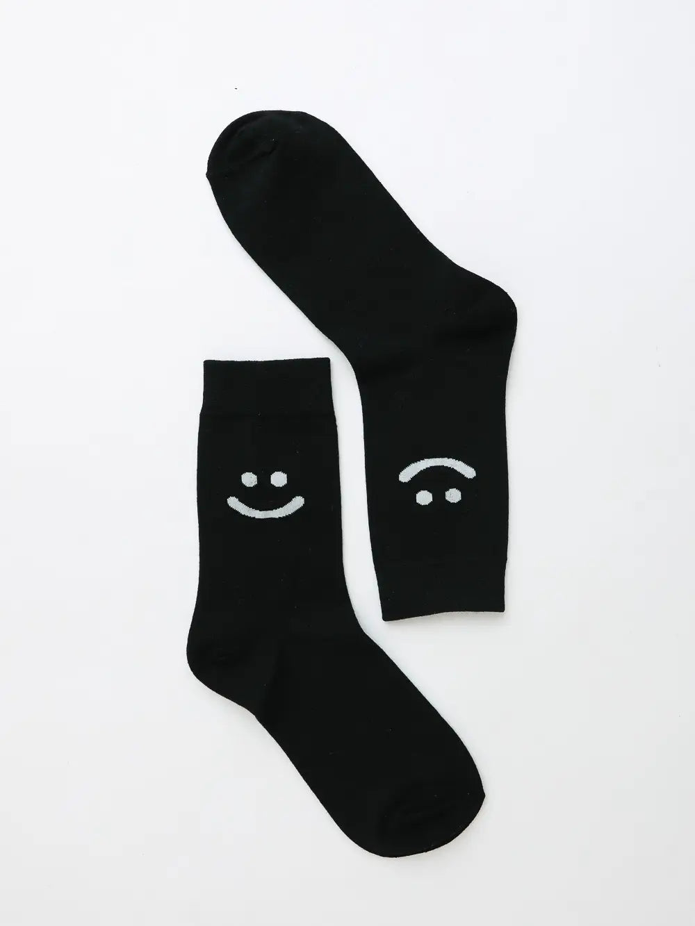 happy face crew socks