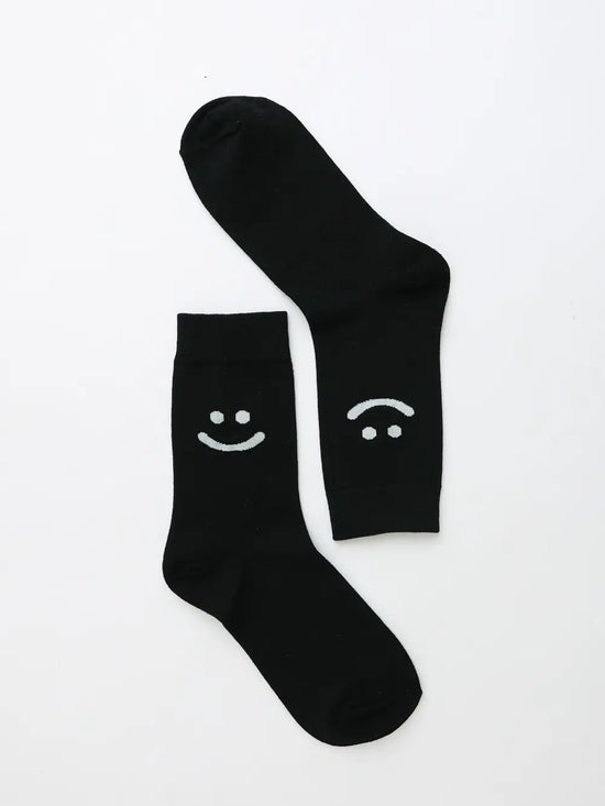 Load image into Gallery viewer, happy face crew socks
