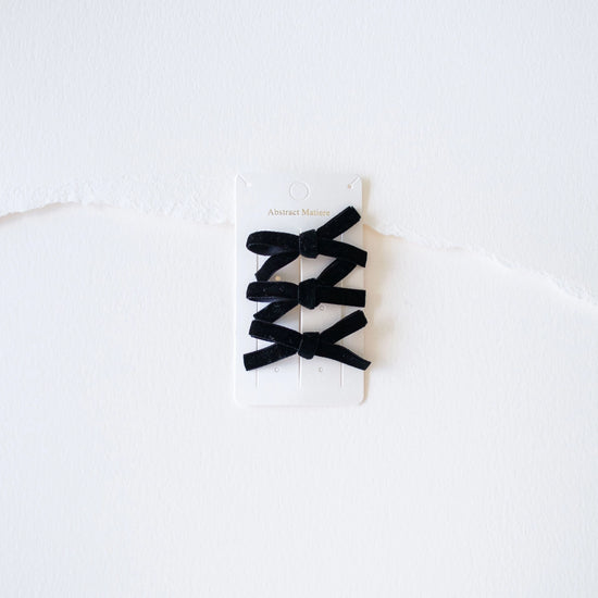 Load image into Gallery viewer, little velvet ribbon hair pin set

