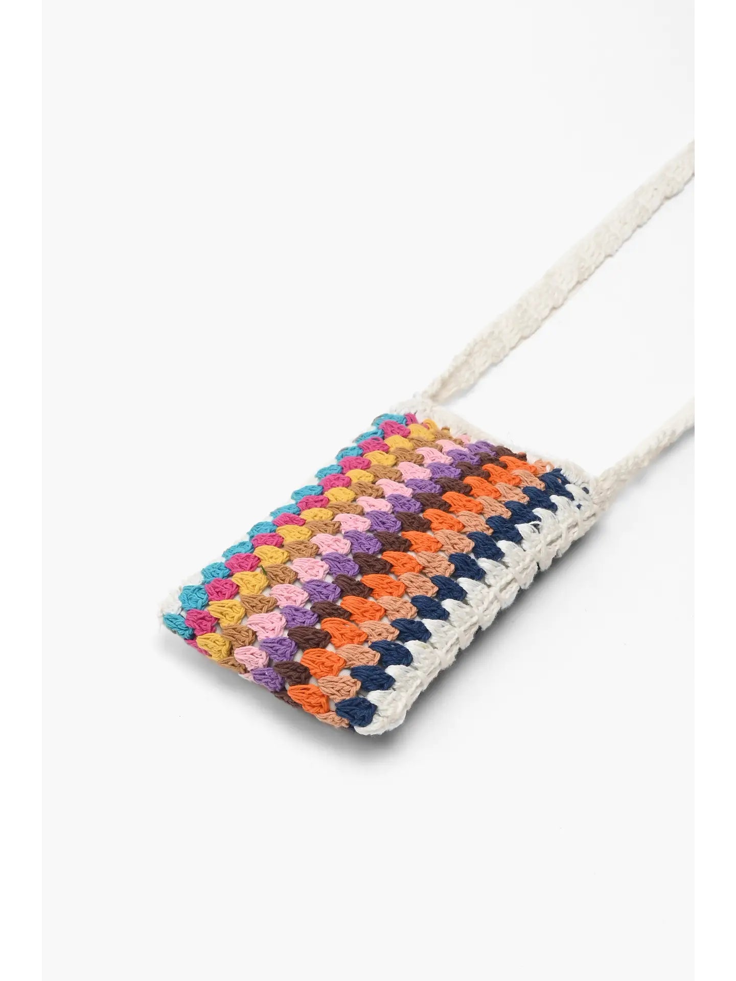 classic crochet cellphone bag