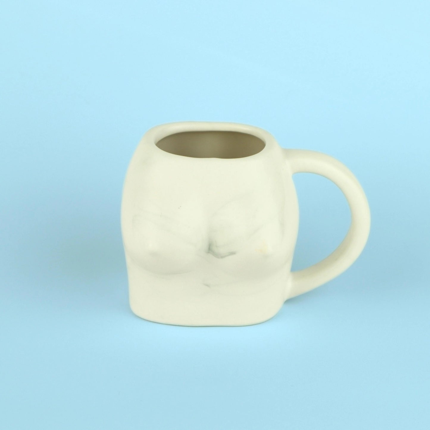 boob mug in marble