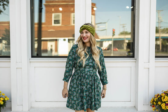 Load image into Gallery viewer, vivienne dress in green
