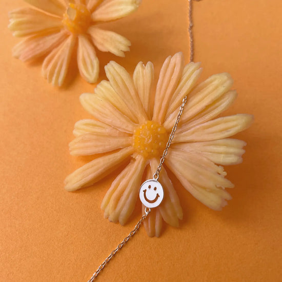 happy face necklace