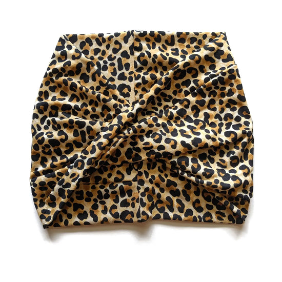 look what you made me do turban headband in leopard