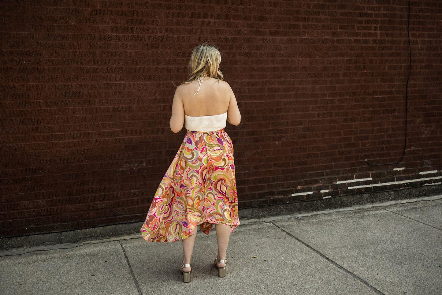 Load image into Gallery viewer, goldie maxi skirt in magenta
