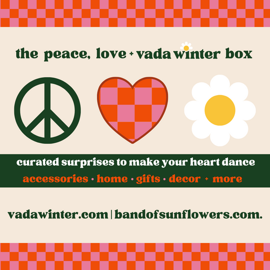 the peace, love and vada winter box (preorder)