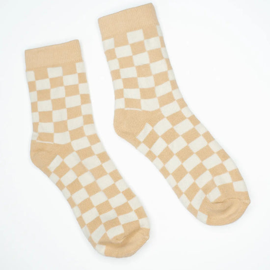 caleb checkered socks