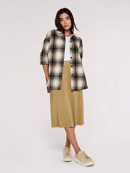 Load image into Gallery viewer, kaye pleated skirt in camel
