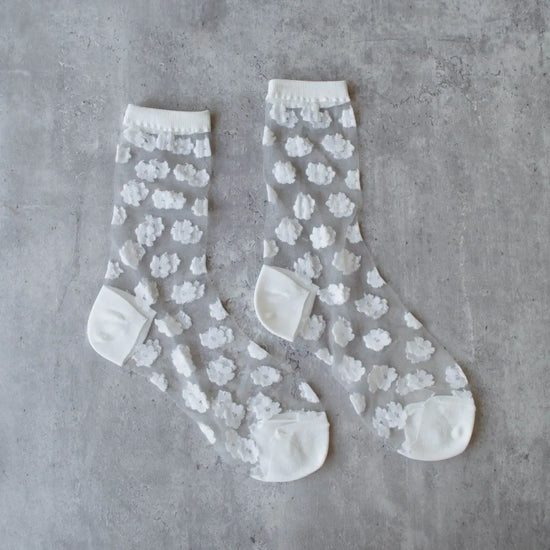 daisy mesh casual socks