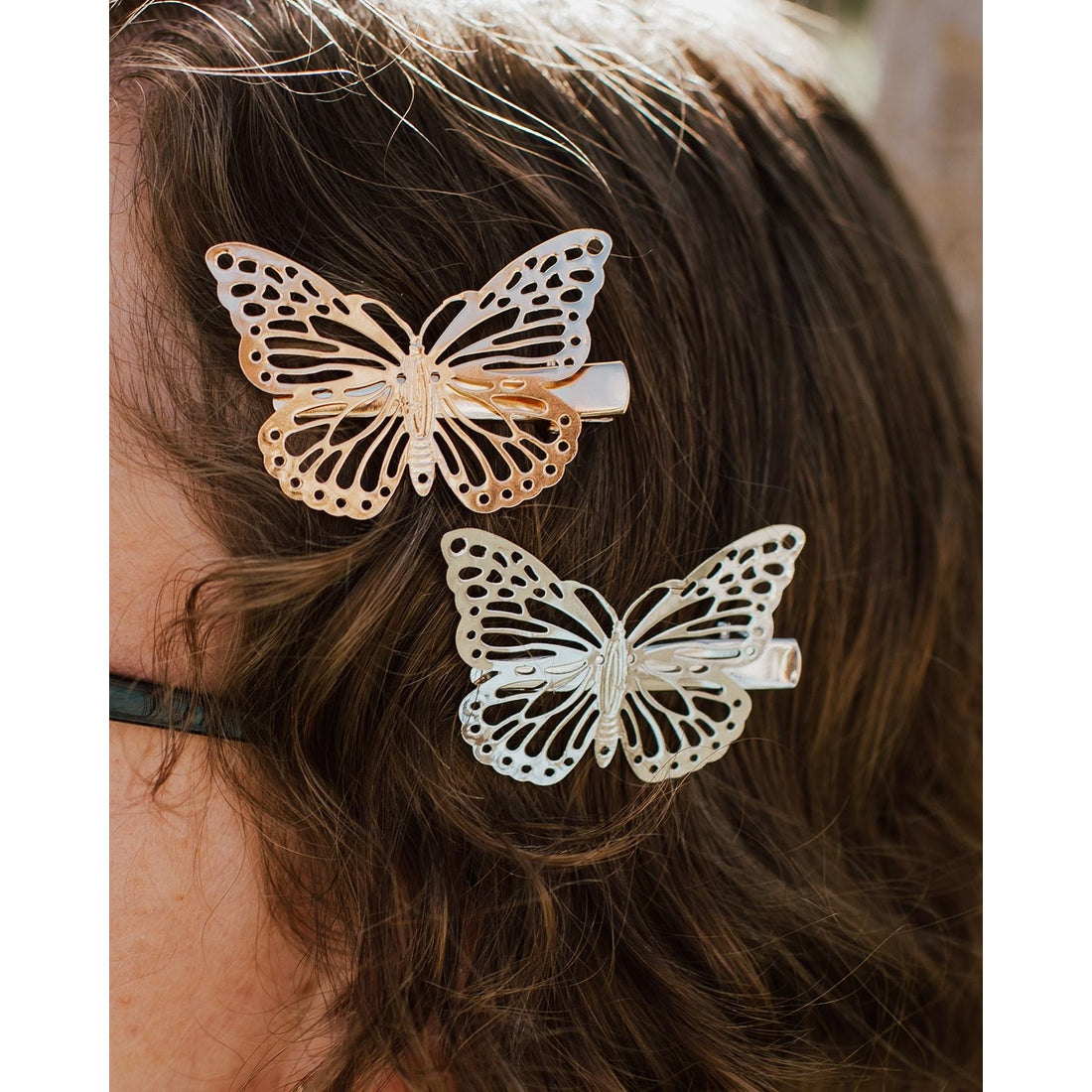 mindy butterfly metal hair clip