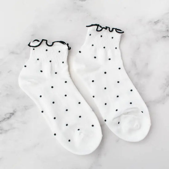 Load image into Gallery viewer, peggy polka dot socks
