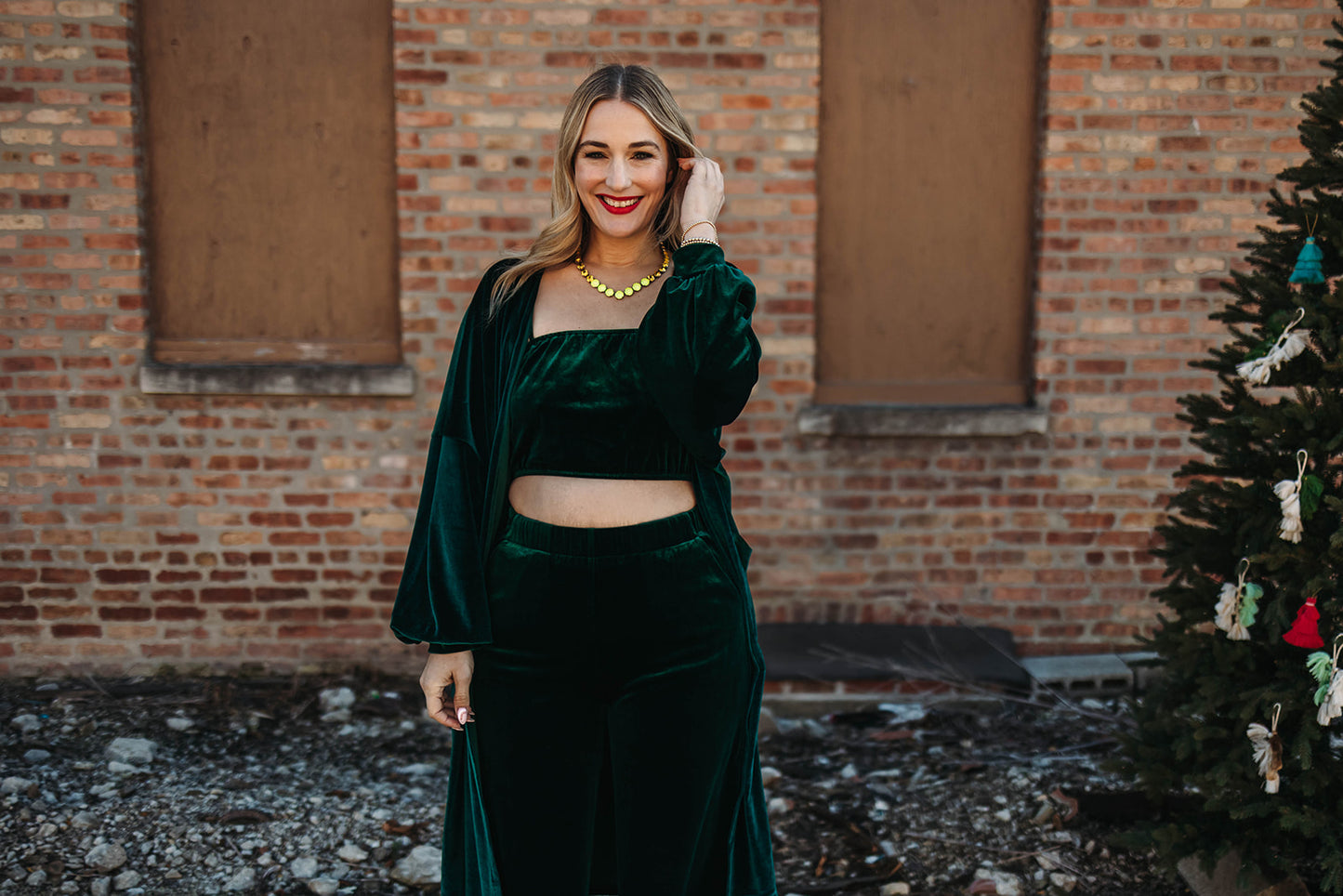 Load image into Gallery viewer, sonny wide leg pant in green
