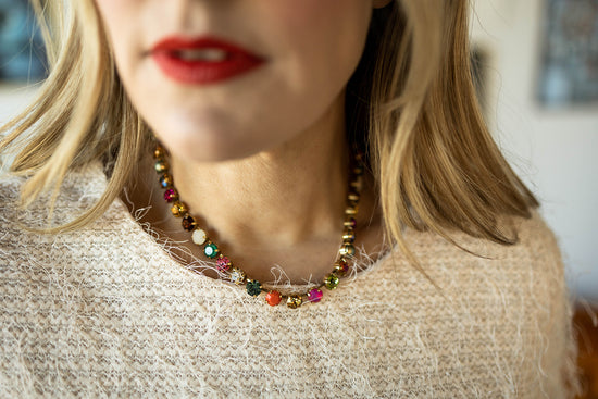 Load image into Gallery viewer, oakland necklace in vada winter mix
