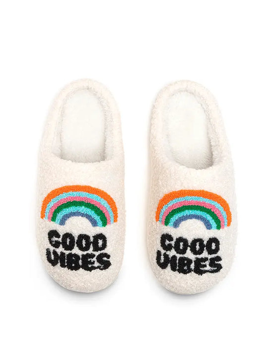 Load image into Gallery viewer, good vibes slippers
