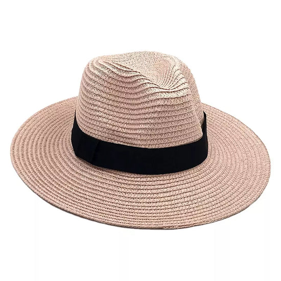 Load image into Gallery viewer, panama straw beach hat

