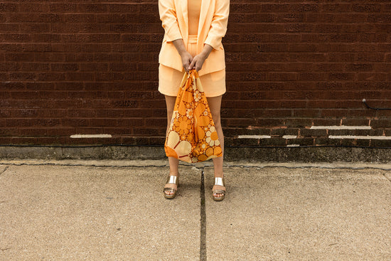 Load image into Gallery viewer, blanche shorts in bright cantaloupe
