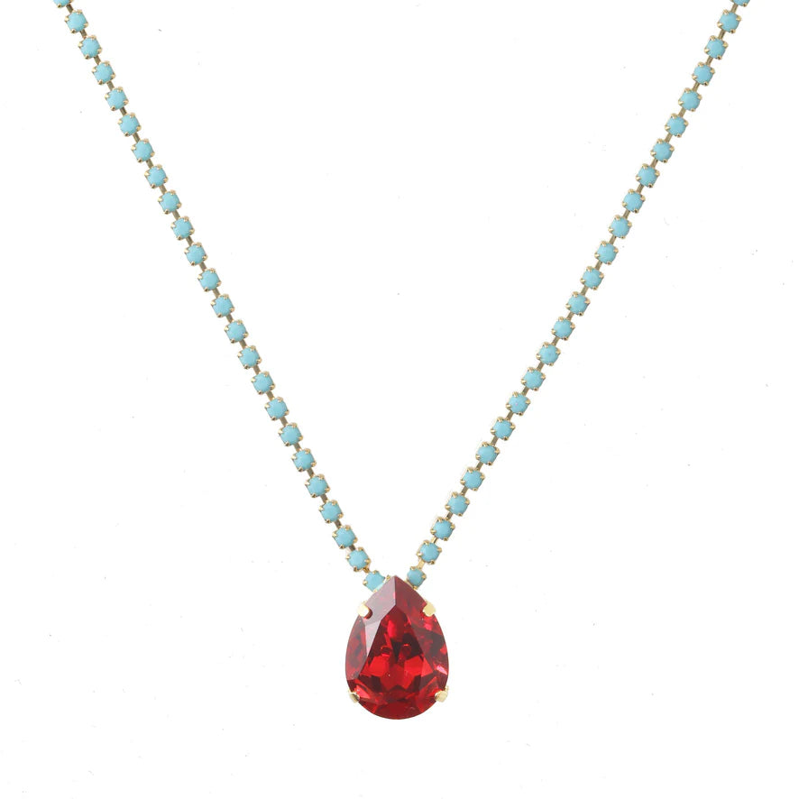 milli necklace in red