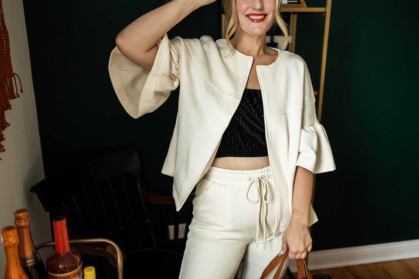 Load image into Gallery viewer, emilia jacket in cream
