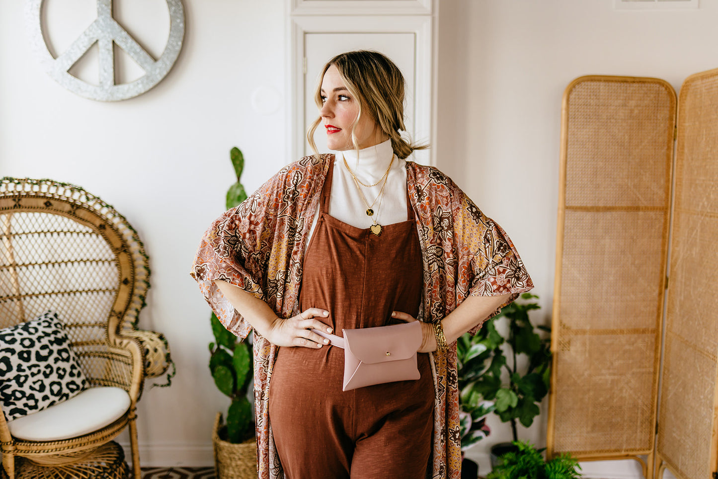 cadence jumpsuit in friar brown